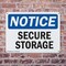 Signmission Secure Storage, 14 in W x Rectangle, Aluminum OS-2PACK-NS-A-1014-L-18267 - alternate 3